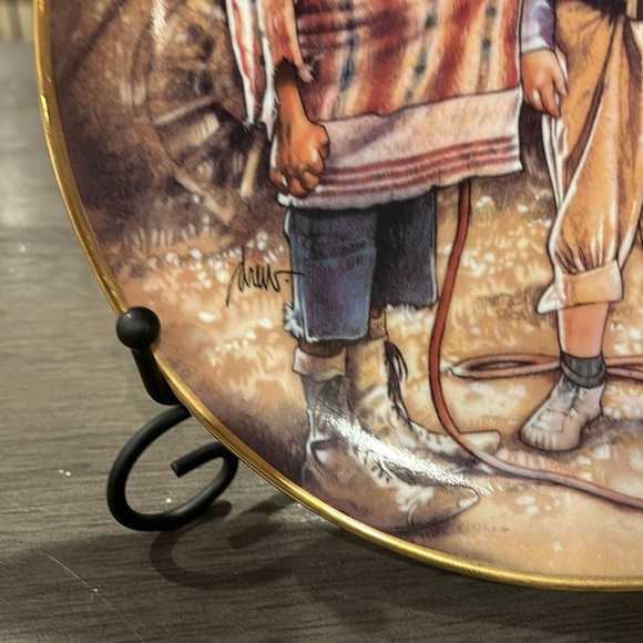 {Franklin Mint} Little Rascal Decorative Plate, "Fill 'Er Up" Limited Edition - Picture 2 of 4